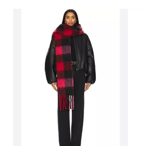 NWT Rag & Bone Shire Buffalo Scarf - Picture 6 of 6